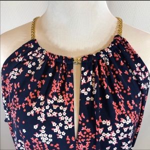 NWT MICHAEL Michel Kors floral TOP Medium